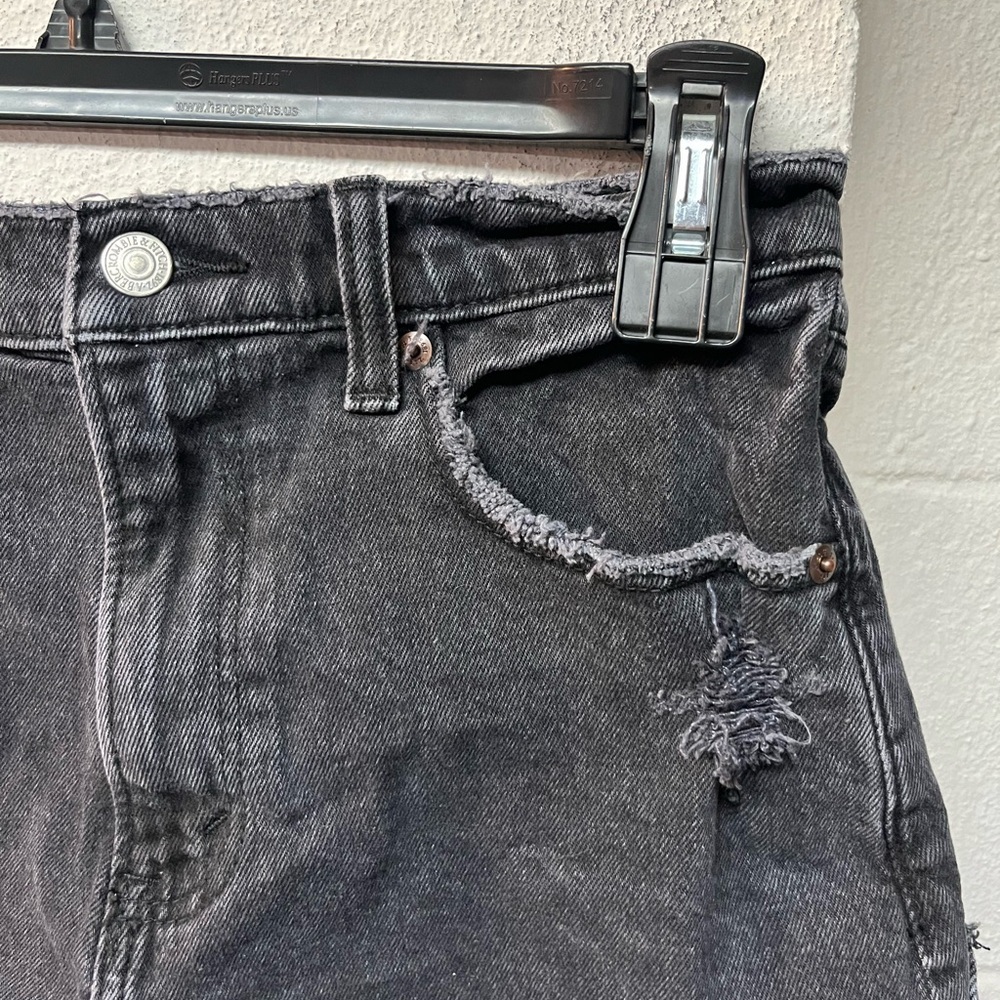 Abercrombie & Fitch Black Jean Shorts - Picture 2 of 4